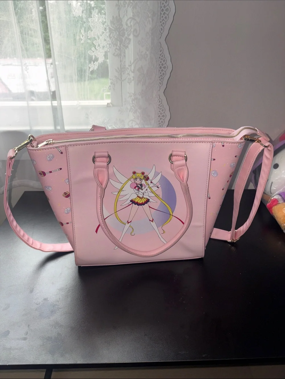 Loungefly Pink Sailor Moon Graphic Tote